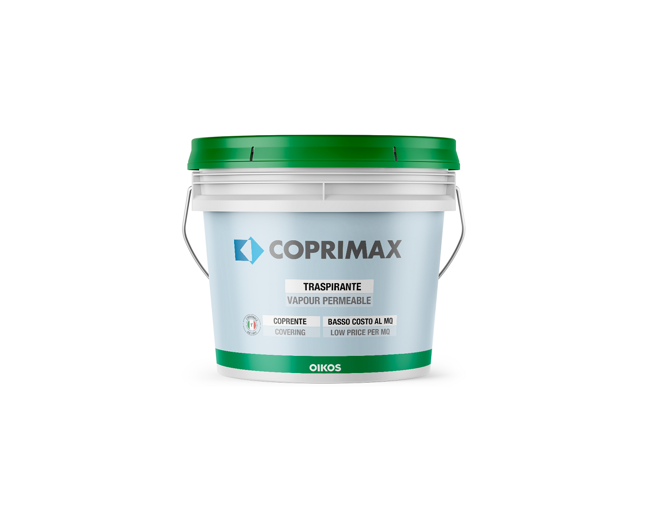 Coprimax - idropittura traspirante acrilica riempitiva alta copertura ottimo punto di bianco