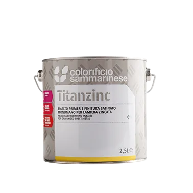 Titanzinc - smalto e fondo 