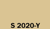 S 2020-Y