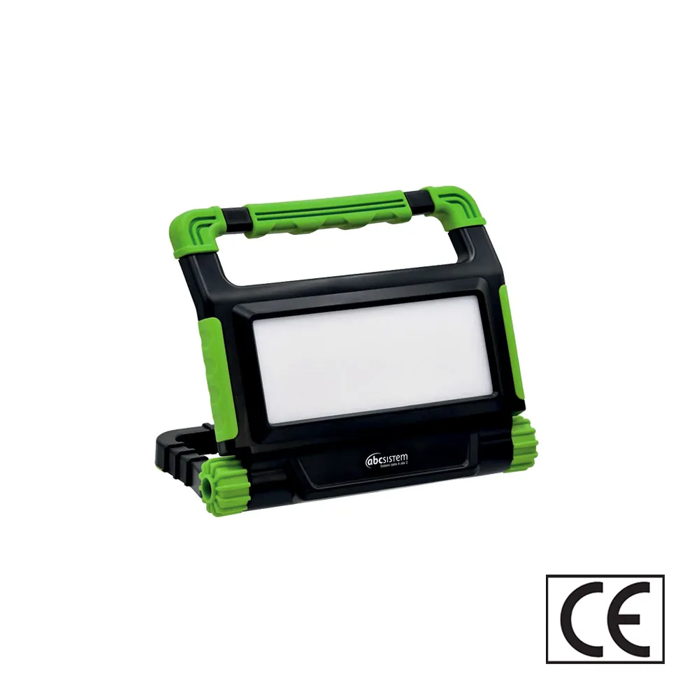 Faretto led 50W con batteria