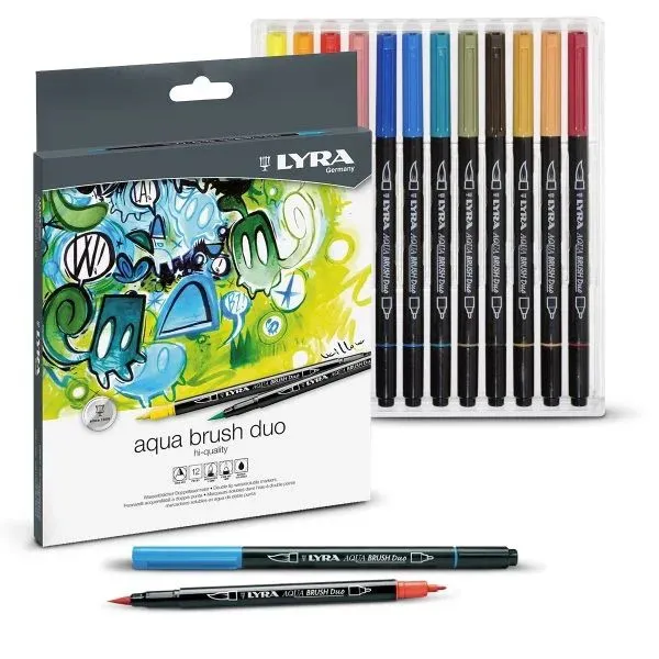 Lyra Aqua Brush Duo Set 24 pz.