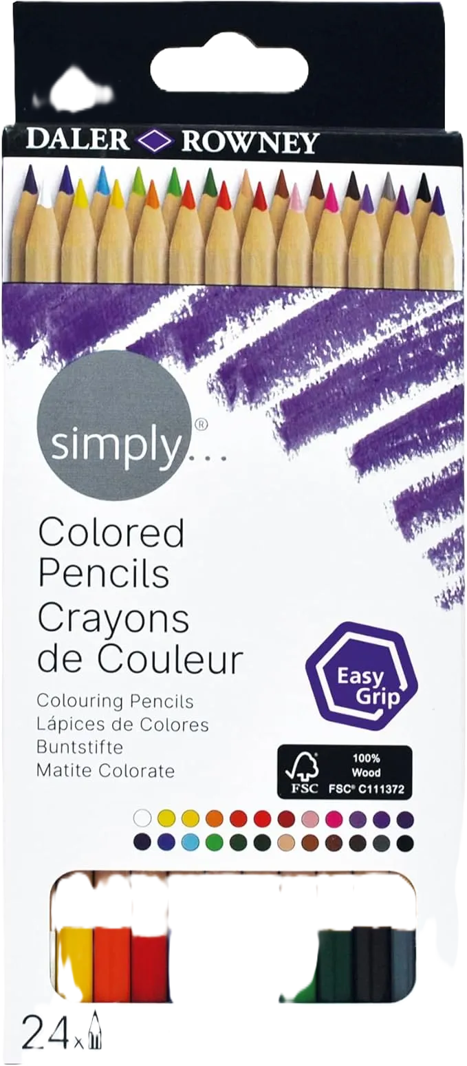 Set da 24 matite Simply Colouring 